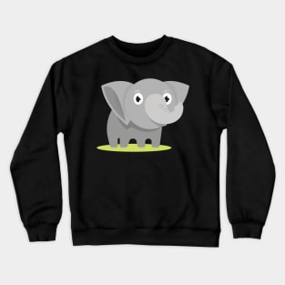 Cute Little Elephant Crewneck Sweatshirt